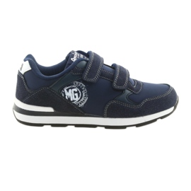 American Club BS01 Lederinnensohle weiß marineblau