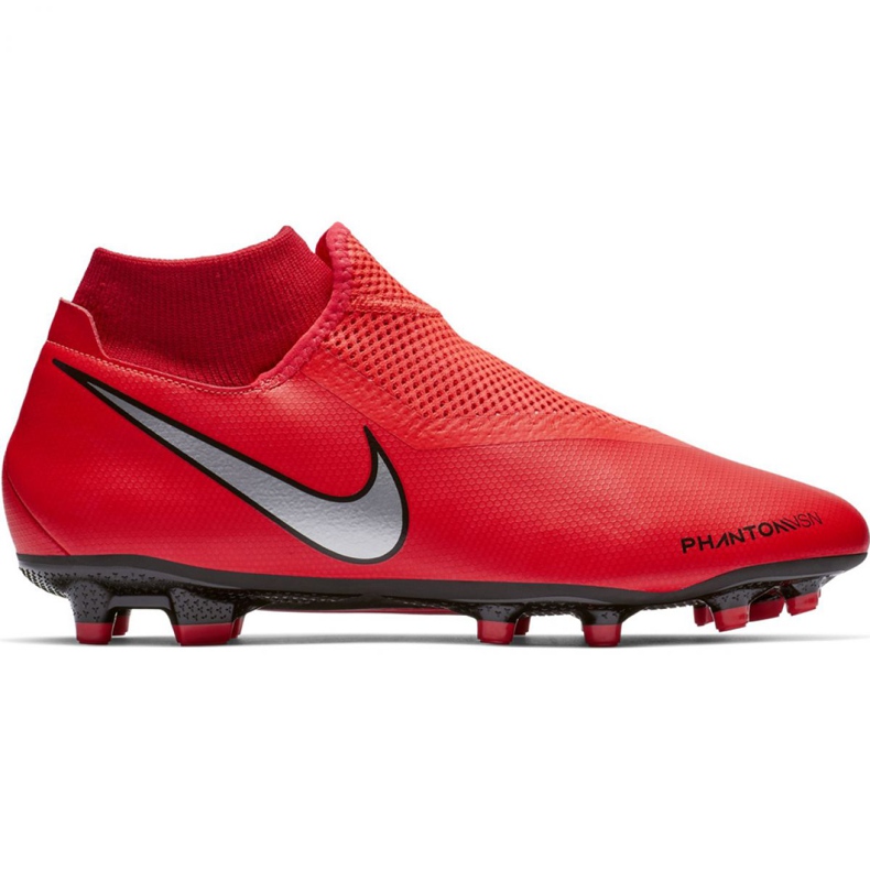 Nike Phantom Vsn Academy Df FG / MG M AO3258-600 Fußballschuhe rot rot