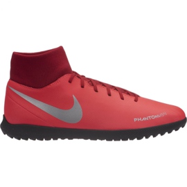 Nike Phantom Vsn Club Df Tf M AO3273-600 Fußballschuhe mehrfarbig rot
