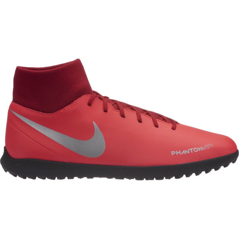 Nike Phantom Vsn Club Df Tf M AO3273-600 Fußballschuhe mehrfarbig rot