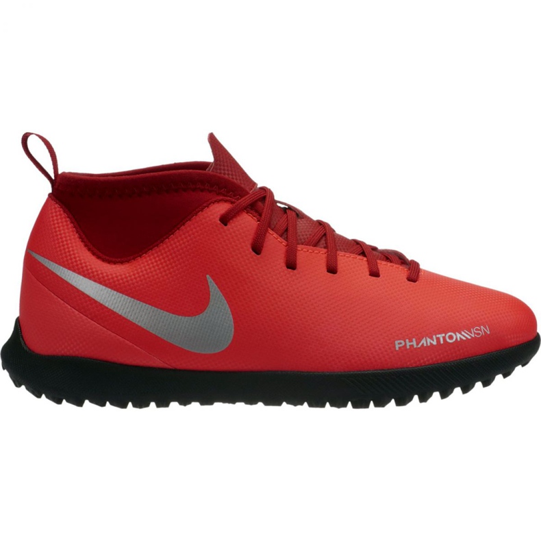 Nike Phantom Vsn Club Df Tf Jr AO3294-600 Fußballschuhe mehrfarbig rot