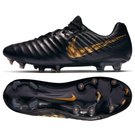 Nike Tiempo Legend 7 Elite Fg M AH7238-077 Fußballschuhe schwarz schwarz