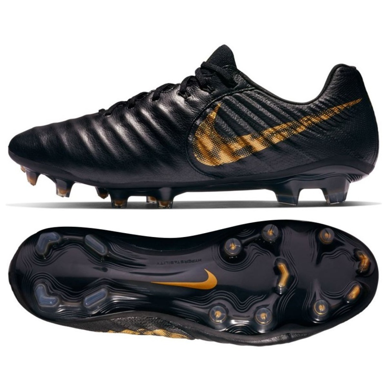 Nike Tiempo Legend 7 Elite Fg M AH7238-077 Fußballschuhe schwarz schwarz