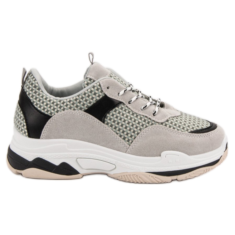 Kylie Turnschuhe auf der Plattform grau