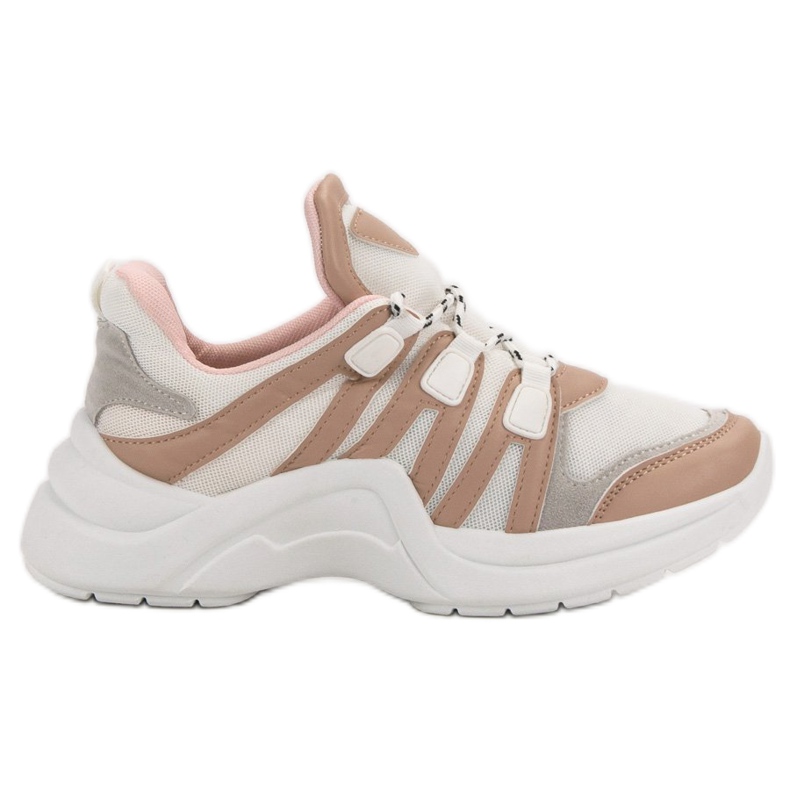 Kylie Bequeme Sportschuhe beige