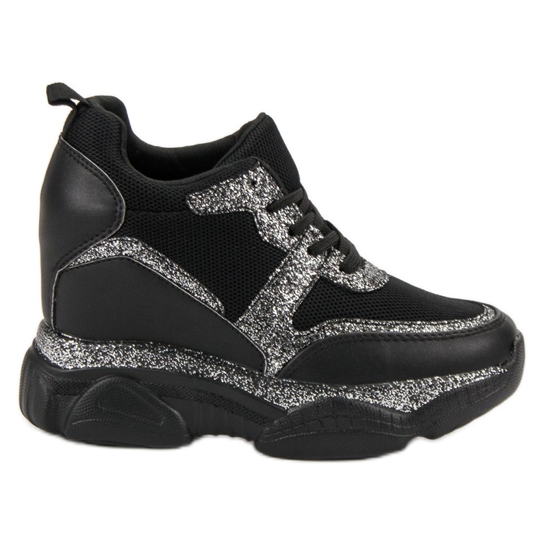 VICES Sneaker mit Brokat schwarz