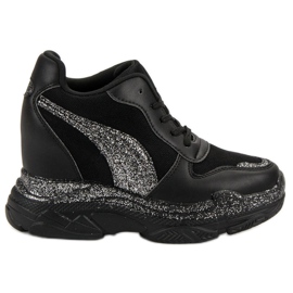 Schwarze Sneaker mit Glitzer VICES