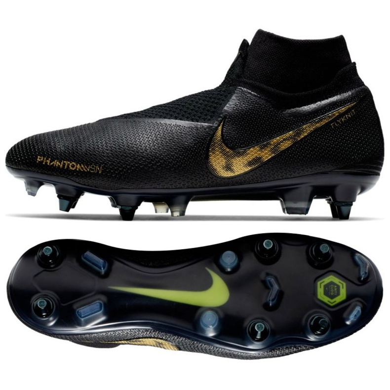 Nike Phantom Vsn Elite Df Sg Pro Ac M AO3264-077 Fußballschuh mehrfarbig schwarz