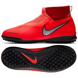 Nike Phantom Vsn Academy Df Tf Jr AO3292-600 Fußballschuhe rot rot