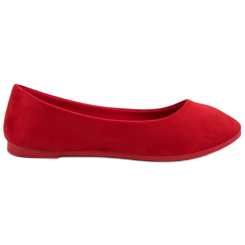 VICES Wildleder rote Ballerinas
