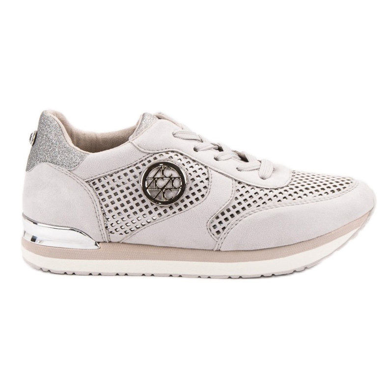 Aclys Durchbrochene Sportschuhe grau