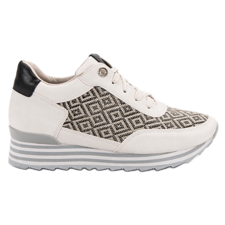 Aclys Sneakers mit Muster braun