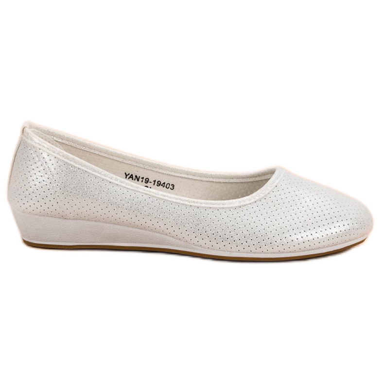 Vinceza Bequeme Ballerinas grau