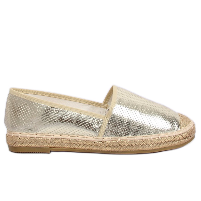 Espadrilles in Metallic-Gold A645-ESP-1 Gold golden