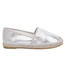 Silbermetallic Espadrilles A645-ESP-1 Silber grau