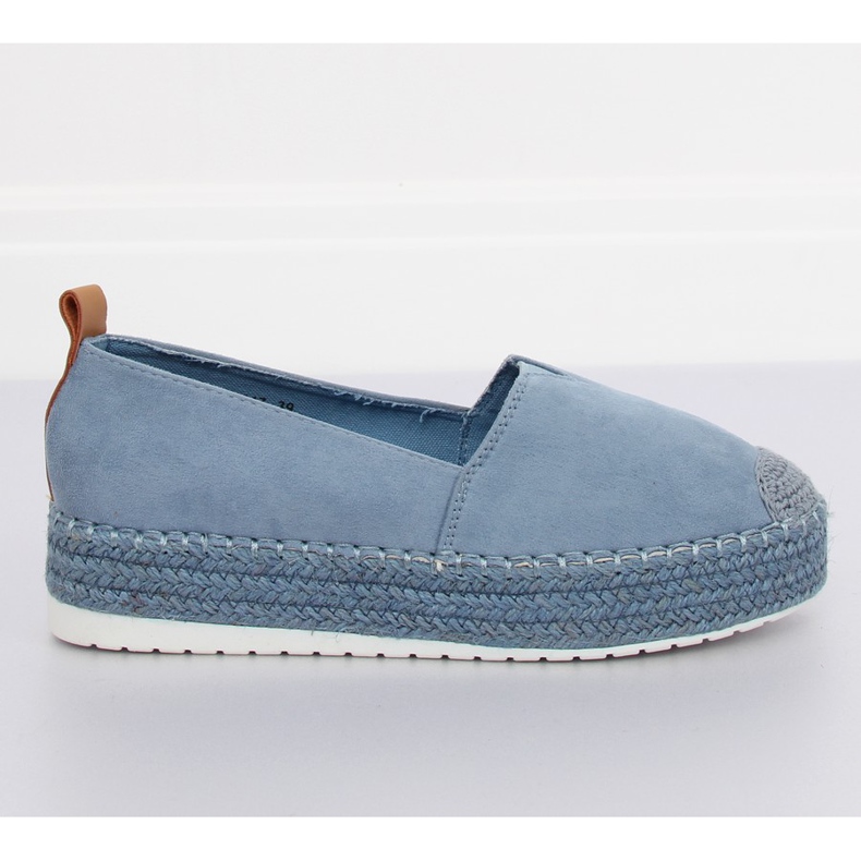 Espadrilles auf den High-Heels blau BL247 Blue II-GAT