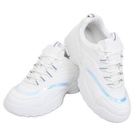 Weiße BO-62 Weiße holografische Sportschuhe