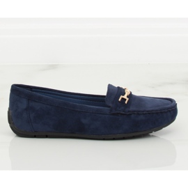 Damenmokassins marineblau R819 Navy II-GAT navy blau