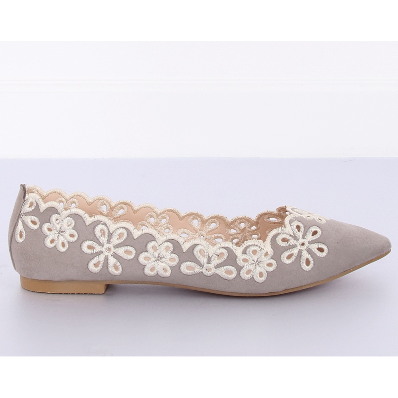 Durchbrochene graue LT99P Gray II-GAT Ballerinas