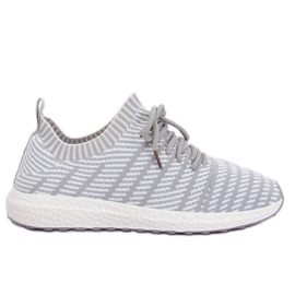 Graue HY2812 Hellgraue Sportschuhe