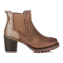 Super Me Stylische Stiefel braun