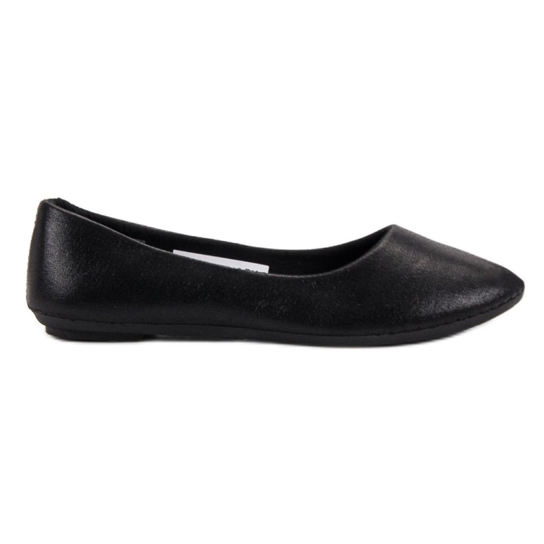 Vinceza Schwarze Ballerinas