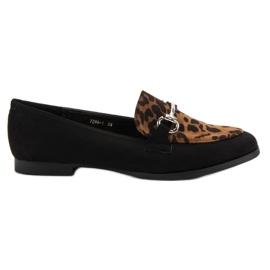 Gepunktete VICES Loafer schwarz