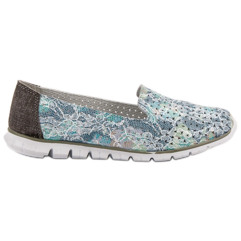 Filippo Modische Lederlords grau