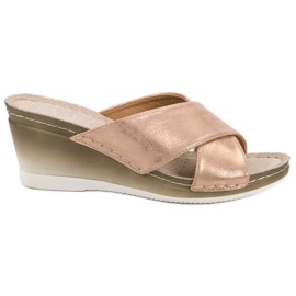 VINCEZA Keilsandalen gelb