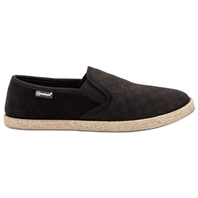 Schwarze MCKEYLOR Slipper