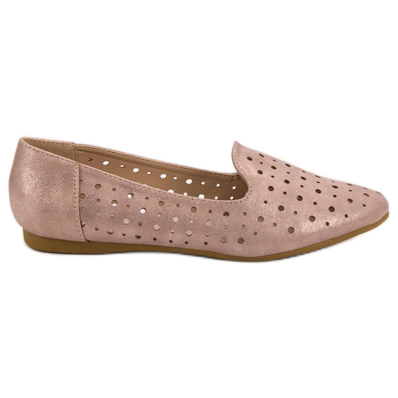 Kylie Durchbrochene Lords rosa gelb