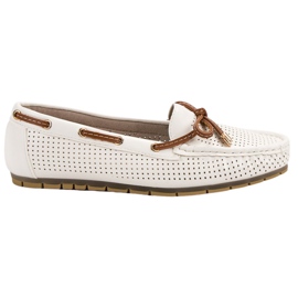 Kylie Bequeme Slipper weiß