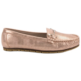 Kylie Glänzende Slipper rosa