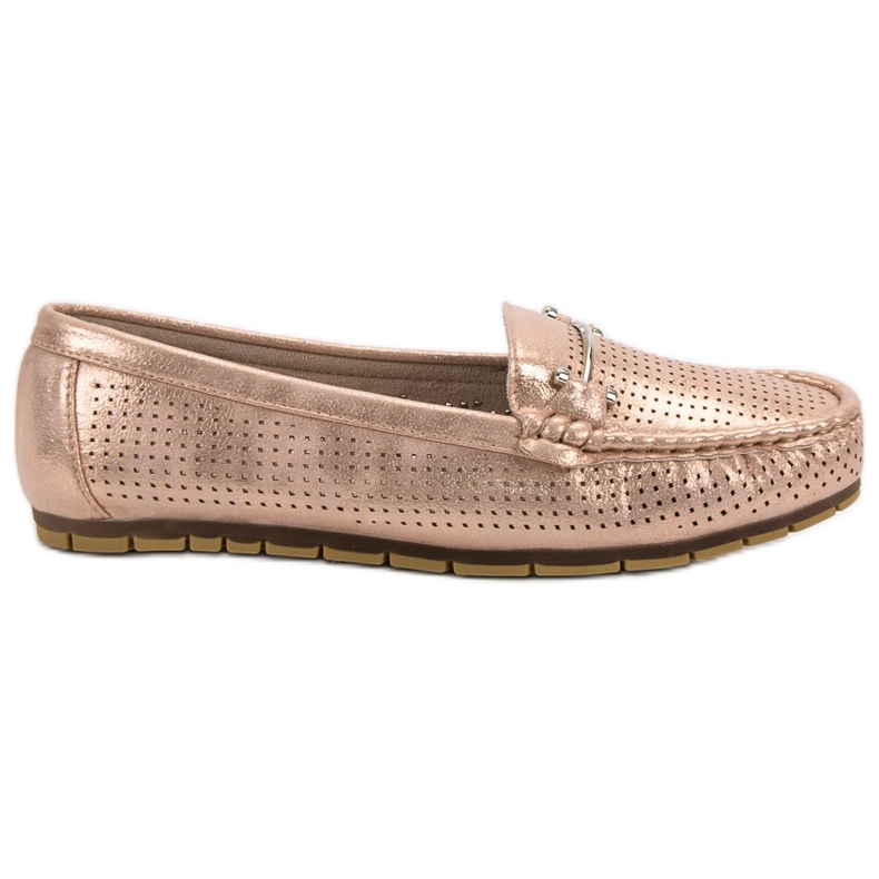 Kylie Glänzende Slipper rosa