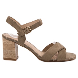 VINCEZA Sandalen braun