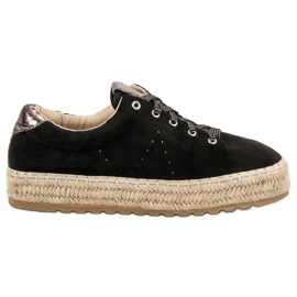 Seastar Gebundene Espadrilles schwarz