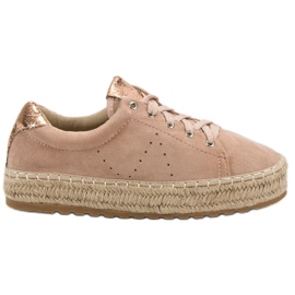 Seastar Gebundene Espadrilles rosa