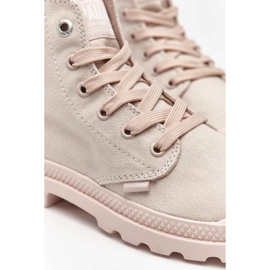 Palladium Pampa Hi Mono Chrome 638 Pfirsichpeitsche lila rosa
