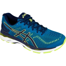 Laufschuhe Asics Gel-KAYANO 23 M T646N-4907 marineblau blau gelb