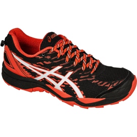 Laufschuhe Asics Gel-FujiTrabuco 5 M T6J0N-9023 schwarz orange