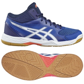 Asics Gel Task M B703Y 4901 Volleyballschuhe mehrfarbig blau