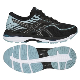 Asics Ascis Gel Cumulus 19 M T7B8N-9014 Laufschuhe schwarz blau