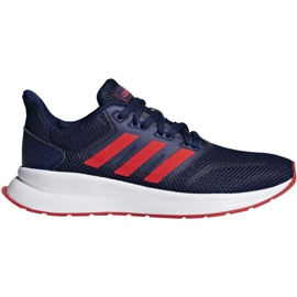 Laufschuhe adidas Falcon K Jr F36543 marineblau