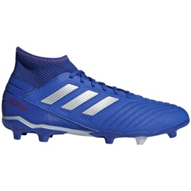 Adidas Predator 19.3 Fg M BB8112 Fußballschuhe mehrfarbig blau