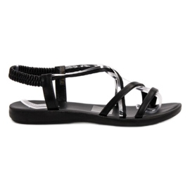 Klassische VINCEZA Sandalen schwarz