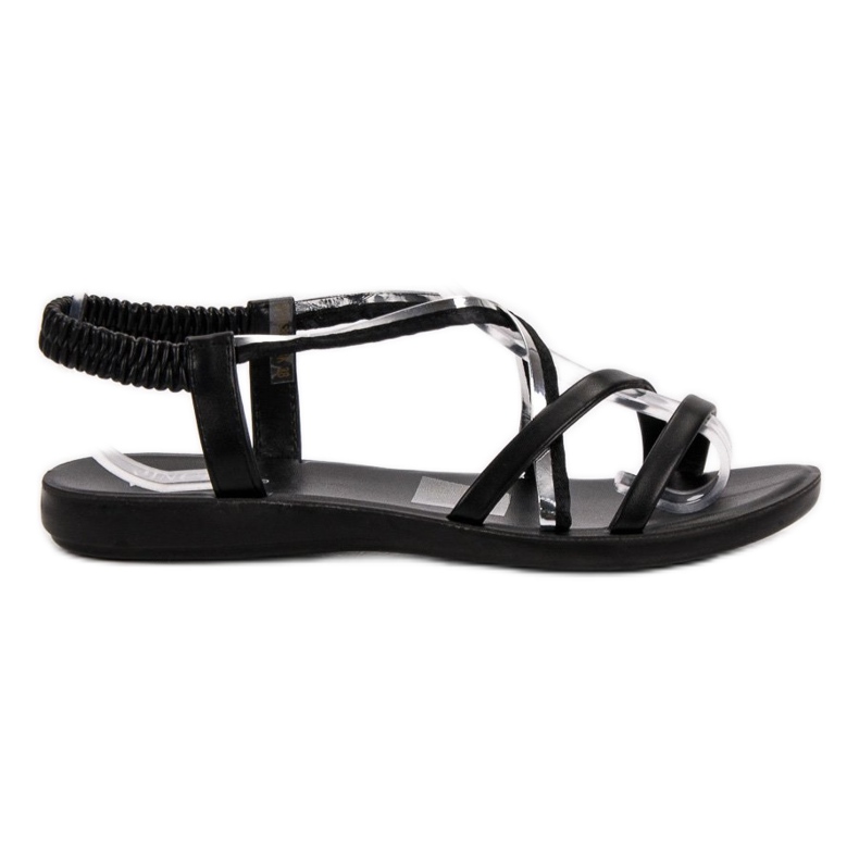 Klassische VINCEZA Sandalen schwarz