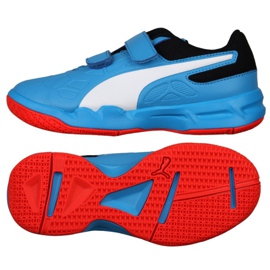 Hallenschuhe Puma Tenaz V Jr Bleu Azur 104891 06 blau blau