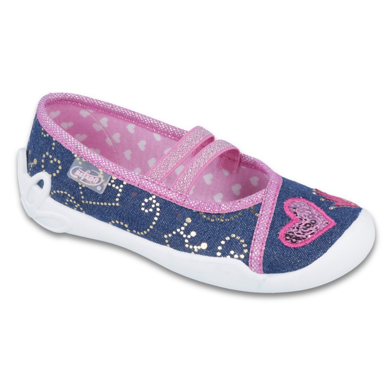 Befado Kinderschuhe 116X247 blau rosa