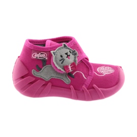 Befado Kinderschuhe 523P013 rosa grau