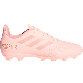 Adidas Predator 18.4 FxG Jr DB2322 Fußballschuhe mehrfarbig rosa